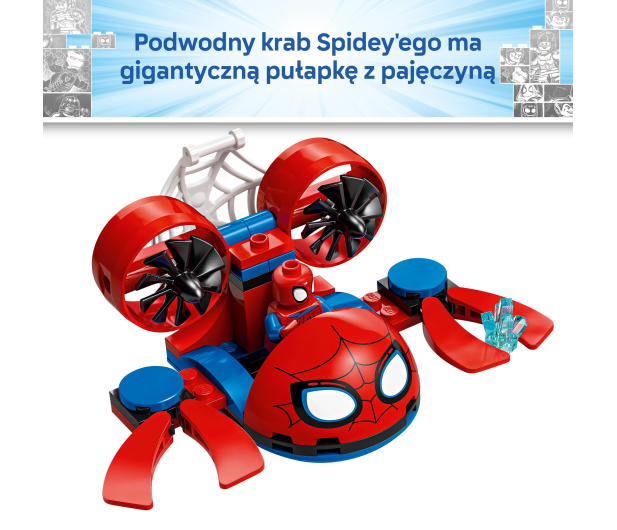 LEGO Marvel 11207 Spidey: podwodne pojazdy dla dzieci - 1473402 - zdjęcie 7